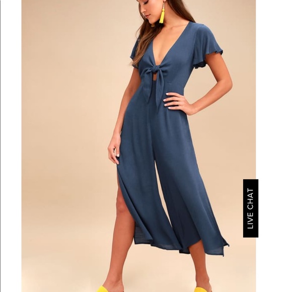 Lulus Other - Lulus navy blue jump suit